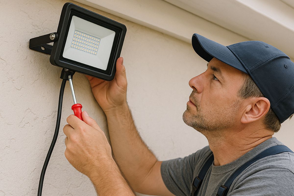 Flood Light Installation