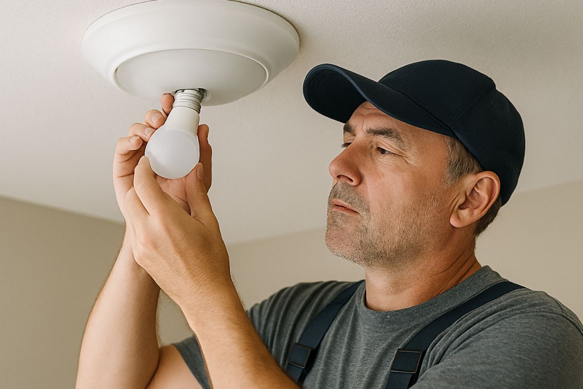 LED Bulb Installation