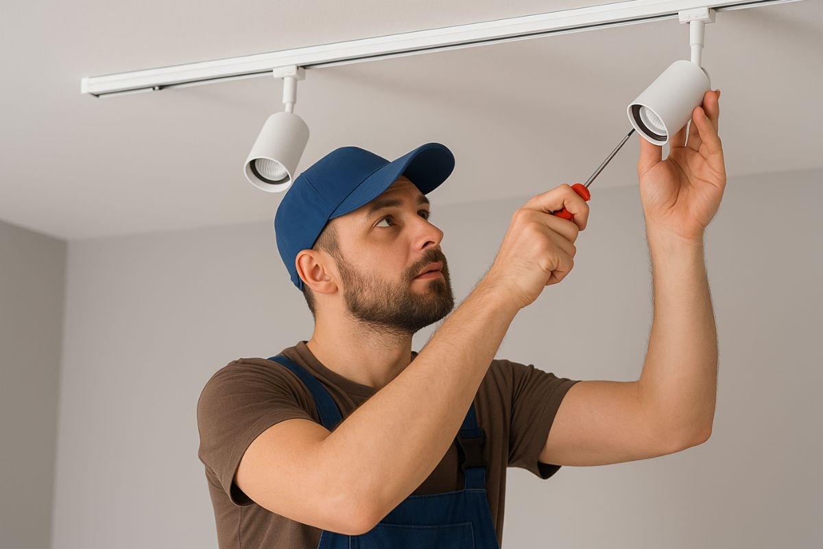 Track Light Installation