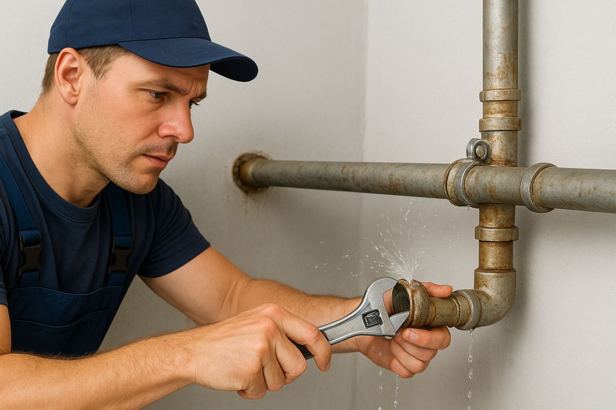 Water Pipe Leaking Repair